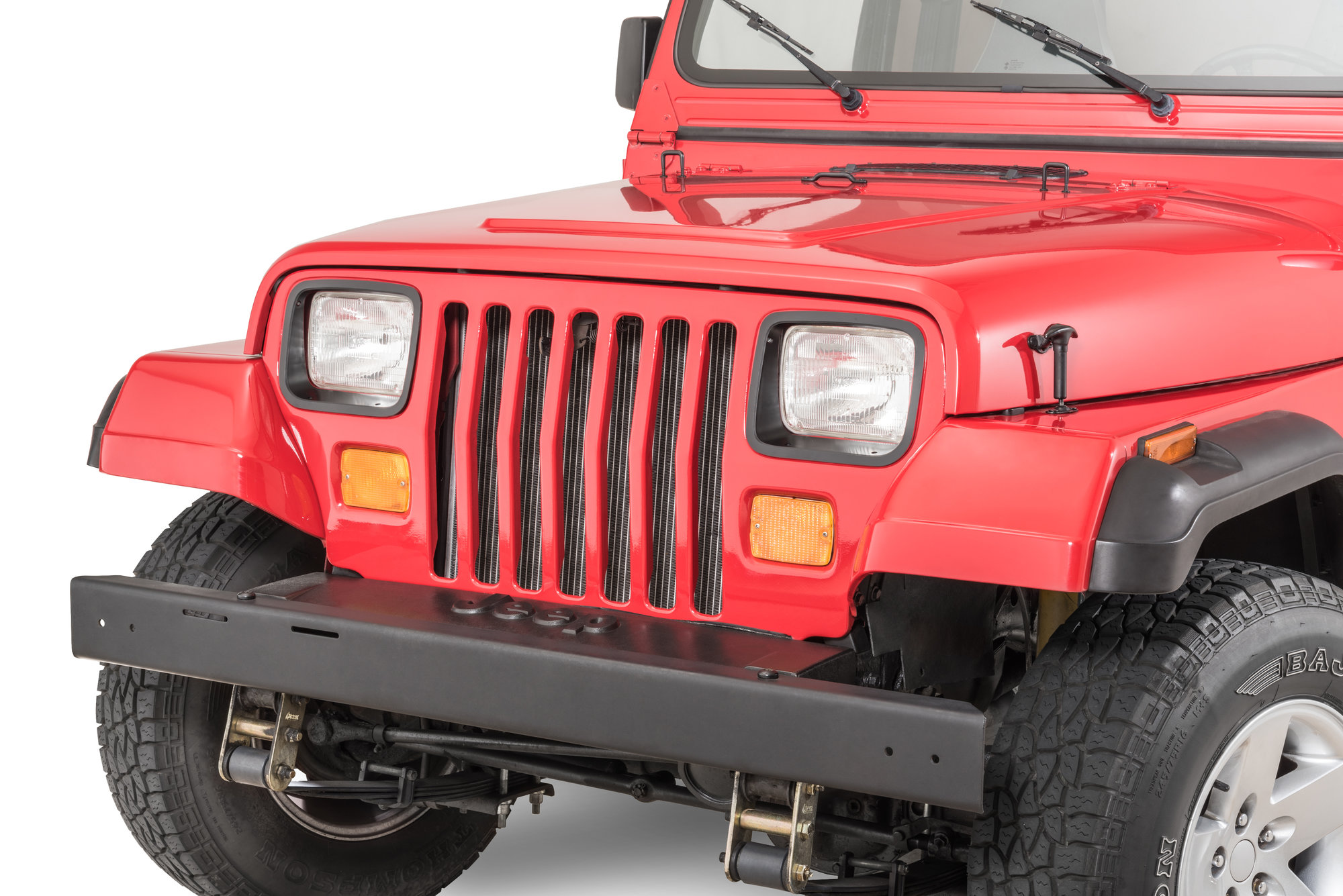 Rugged Ridge Headlamp Bezels In Black For 87 95 Jeep